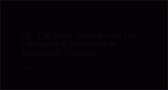 Desktop Screenshot of katieadcock.com